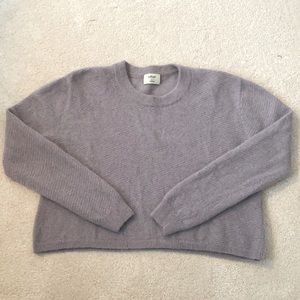 Wilfred Small light purple cropped sweater
